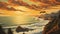 Capturing The Wild Beauty Of Oregon\\\'s Coastline: A Cloud Wpa Poster