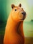 Capybara funny animal. Cute mammal illustration