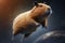 Capybara (Hydrochoerus hydrochaeris) in space