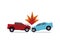 Car Accident and Car Crash Illustration