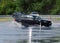 Car at ADAC driving safety aquaplaning training