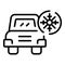 Car antifreeze icon outline vector. Engine coolant