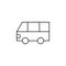 Car, Automobile, Transportation Thin Line Icon Vector Illustration Logo Template. Suitable For Many Purposes.