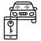 Car, automobile, vehicle keyless smart key