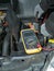 Car battery voltage checking