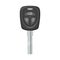 Car black remote key icon. Flat illustration isolated on white .