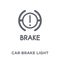 car brake light icon from Car parts collection.