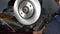 Car Brake Pads and Brake Disc Replacement In Car Repair Service