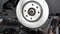 Car Brake Pads and Brake Disc Replacement In Car Repair Service