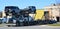 : A car carrier trailer, car-carrying trailer, car hauler