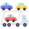 Car carrier trailer icon, transportation related vector