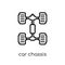 car chassis icon from Car parts collection.