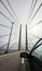 Car crossing the famous Oresund bridge