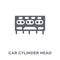 car cylinder head icon from Car parts collection.