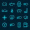 Car dashboard icons