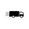 Car delivery icon vector. shipping logo. Web flat icon. Delivery truck