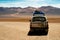 Car in the desert of Bolivia