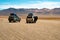 Car in the desert of Bolivia