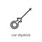 car dipstick icon from Car parts collection.