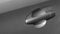 Car door handle. - black and white.