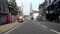 Car driver view of High Street in Dorchester town