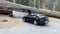 Car drives through Tunnel Log in Sequoia National Park