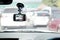 Car DVR Front camera car recorder on white background