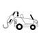 Car and eco fiel dispenser in black and white