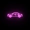 Car of the eighties neon icon. Simple thin line, outline vector of generation icons for ui and ux, website or mobile application