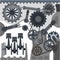 Car engine mechanism vector automobile motor details
