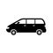 car. family wagon. vector icon in flat style