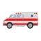 Car of fast medical care.The car with Serena and the flasher of the emergency service of rescue.