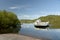 Car ferry crossing Windermere from Bowness to Sawrey, Lake District