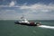 Car ferry to and from Ocracoke Island, Outer Banks, North Carolina