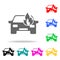car fired icon. Element firefighters multi colored icons for mobile concept and web apps. Icon for website design and development,