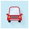 Car Flat Design Icon Sign Symbol Button Cartoon