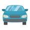 Car flat icon, transport and automobile, sedan