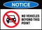 Car forbidden icon, vehicle prohibited symbol sign, no car parking