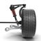 Car Front Suspension With Wheel Isolated 3D Illustration