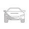 car frontview icon image