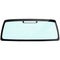 Car glass rear window with heating with light reflection, new clean back window with heating for car graphic illustrations