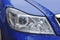 Car headlamp blue