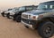 car Hummer parking in desert safari Empty Quarter