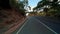 Car Hyperlapse shot of Great Ocean Road in Australia