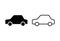 Car icon . car vector icon. small sedan