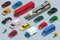 Car icons. Flat 3d isometric high quality city transport car icon set.