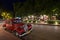 Car on an idyllic street in Luang Prabang at night