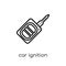 car ignition icon from Car parts collection.