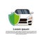 Car Insurance Service Concept With Vehicle Under Shield Icon
