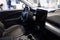 car interior electric Ford Mustang Mach-E, digital instrument panel, digital instruments on steering wheel, door locks,